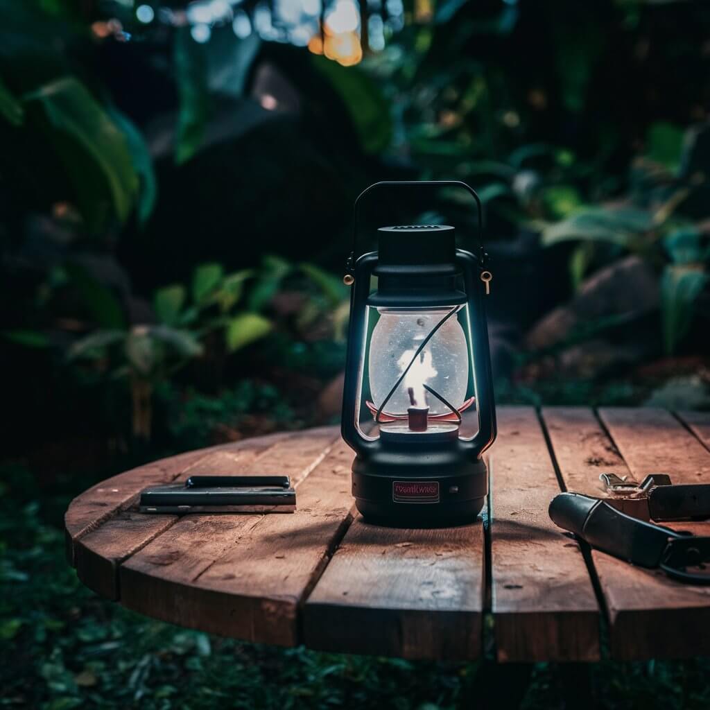 Lanterna Camping LED Recarregável